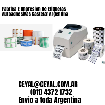 Fabrica E Impresion De Etiquetas Autoadhesivas Castelar Argentina