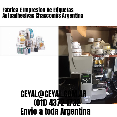 Fabrica E Impresion De Etiquetas Autoadhesivas Chascomús Argentina