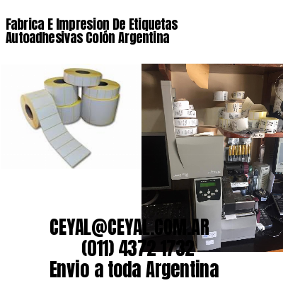 Fabrica E Impresion De Etiquetas Autoadhesivas Colón Argentina