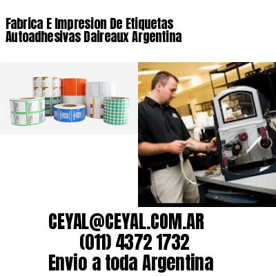 Fabrica E Impresion De Etiquetas Autoadhesivas Daireaux Argentina