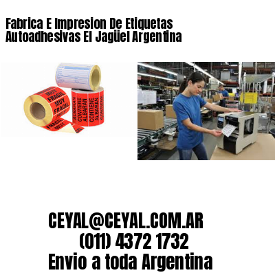 Fabrica E Impresion De Etiquetas Autoadhesivas El Jagüel Argentina