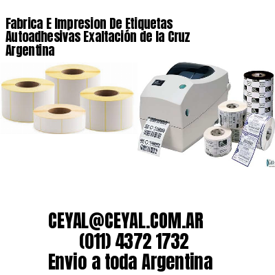 Fabrica E Impresion De Etiquetas Autoadhesivas Exaltación de la Cruz Argentina