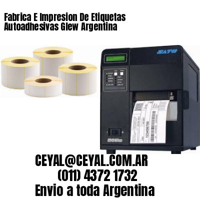 Fabrica E Impresion De Etiquetas Autoadhesivas Glew Argentina