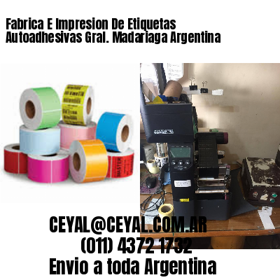 Fabrica E Impresion De Etiquetas Autoadhesivas Gral. Madariaga Argentina