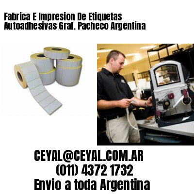 Fabrica E Impresion De Etiquetas Autoadhesivas Gral. Pacheco Argentina