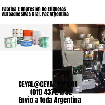 Fabrica E Impresion De Etiquetas Autoadhesivas Gral. Paz Argentina
