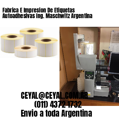 Fabrica E Impresion De Etiquetas Autoadhesivas Ing. Maschwitz Argentina