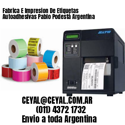 Fabrica E Impresion De Etiquetas Autoadhesivas Pablo Podestá Argentina
