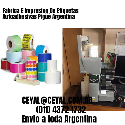 Fabrica E Impresion De Etiquetas Autoadhesivas Pigüé Argentina
