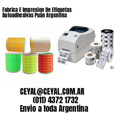 Fabrica E Impresion De Etiquetas Autoadhesivas Puán Argentina