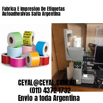 Fabrica E Impresion De Etiquetas Autoadhesivas Salta Argentina