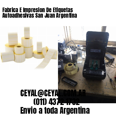 Fabrica E Impresion De Etiquetas Autoadhesivas San Juan Argentina