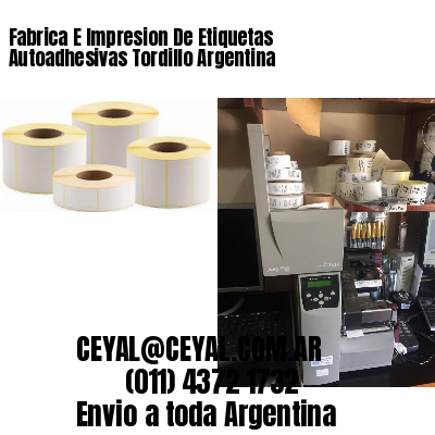 Fabrica E Impresion De Etiquetas Autoadhesivas Tordillo Argentina
