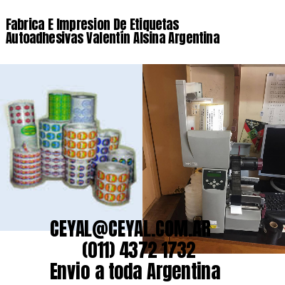Fabrica E Impresion De Etiquetas Autoadhesivas Valentín Alsina Argentina