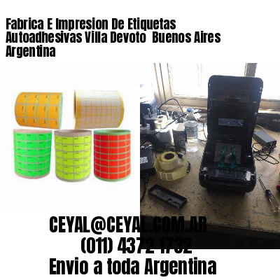 Fabrica E Impresion De Etiquetas Autoadhesivas Villa Devoto  Buenos Aires Argentina