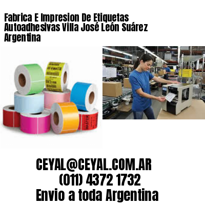 Fabrica E Impresion De Etiquetas Autoadhesivas Villa José León Suárez Argentina