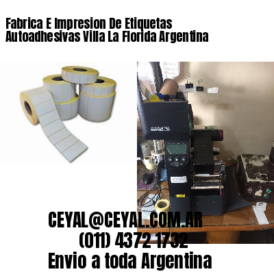 Fabrica E Impresion De Etiquetas Autoadhesivas Villa La Florida Argentina