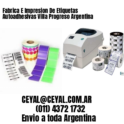 Fabrica E Impresion De Etiquetas Autoadhesivas Villa Progreso Argentina