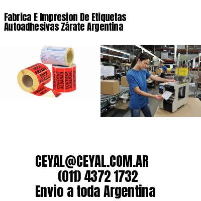 Fabrica E Impresion De Etiquetas Autoadhesivas Zárate Argentina