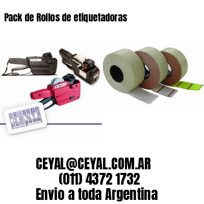 Pack de Rollos de etiquetadoras