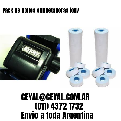 Pack de Rollos etiquetadoras jolly