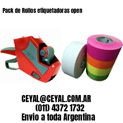 Pack de Rollos etiquetadoras open