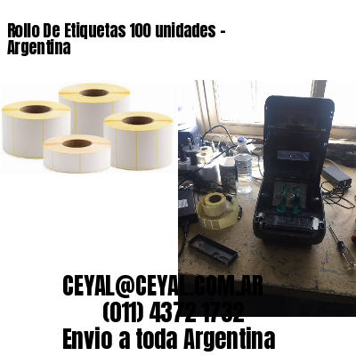 Rollo De Etiquetas 100 unidades – Argentina