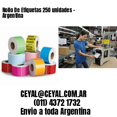 Rollo De Etiquetas 250 unidades – Argentina