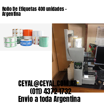 Rollo De Etiquetas 400 unidades – Argentina