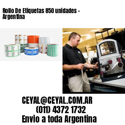 Rollo De Etiquetas 850 unidades – Argentina
