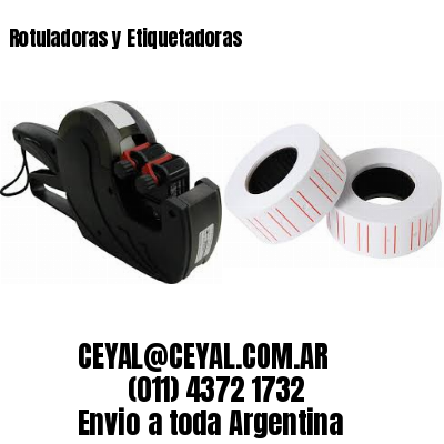 Rotuladoras y Etiquetadoras