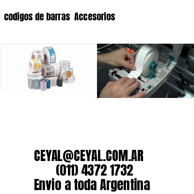 codigos de barras 	Accesorios