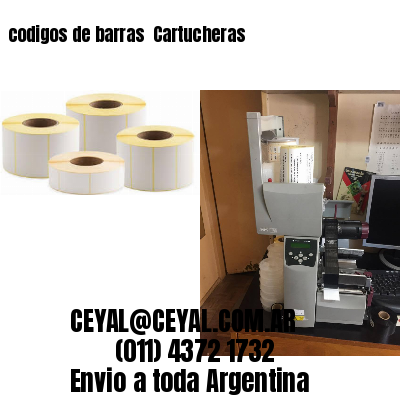 codigos de barras 	Cartucheras