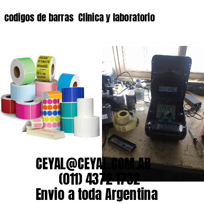 codigos de barras 	Clinica y laboratorio