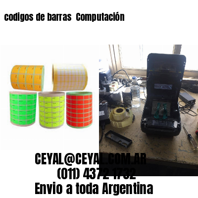 codigos de barras 	Computación