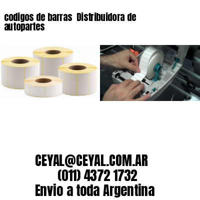 codigos de barras 	Distribuidora de autopartes