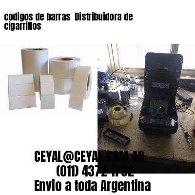 codigos de barras 	Distribuidora de cigarrillos