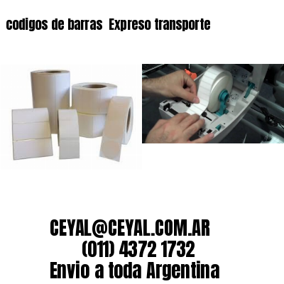 codigos de barras 	Expreso transporte
