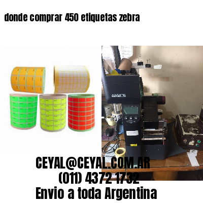 donde comprar 450 etiquetas zebra