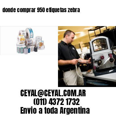 donde comprar 950 etiquetas zebra