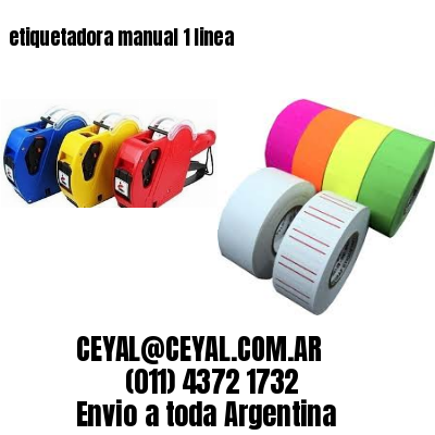 etiquetadora manual 1 linea