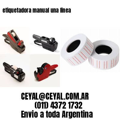 etiquetadora manual una linea