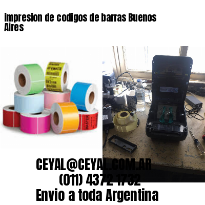 impresion de codigos de barras Buenos Aires
