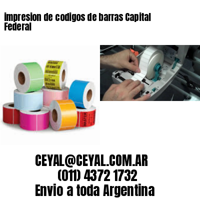 impresion de codigos de barras Capital Federal
