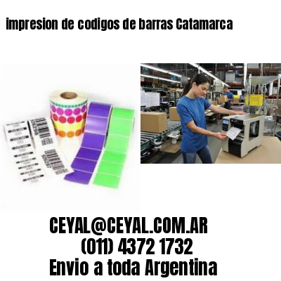 impresion de codigos de barras Catamarca