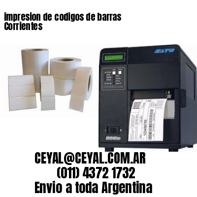 impresion de codigos de barras Corrientes