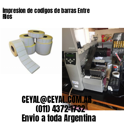 impresion de codigos de barras Entre Rios