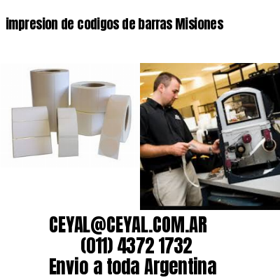 impresion de codigos de barras Misiones