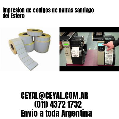 impresion de codigos de barras Santiago del Estero