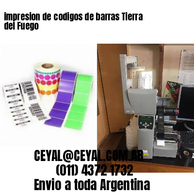 impresion de codigos de barras Tierra del Fuego